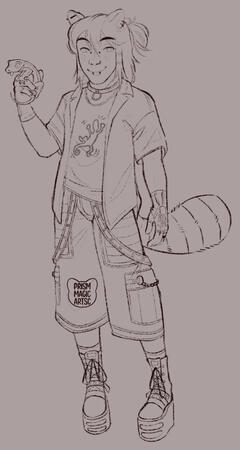 Full Body Sketch Example